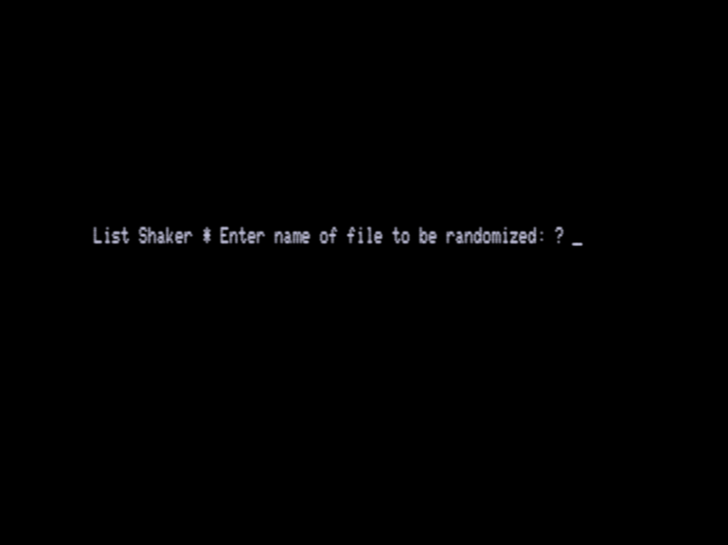 Screen shot